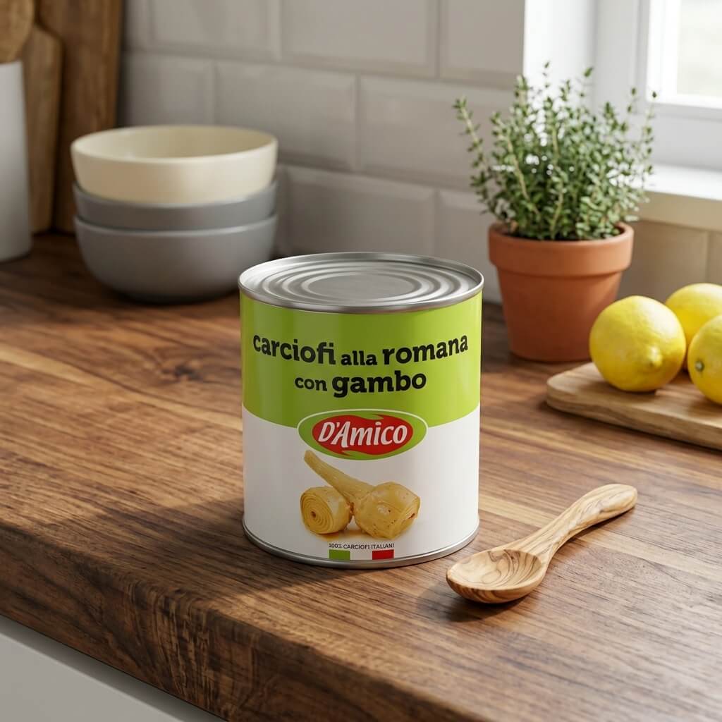 Carciofi alla Romana con Gambo