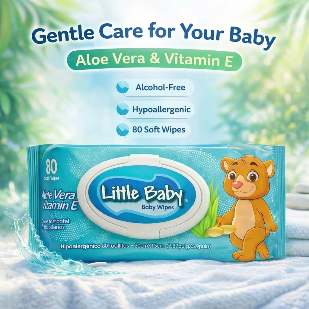 Baby Wipes Aloe Vera y Vitamina E